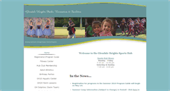 Desktop Screenshot of glendaleheightsparksrecreationfacilities.com